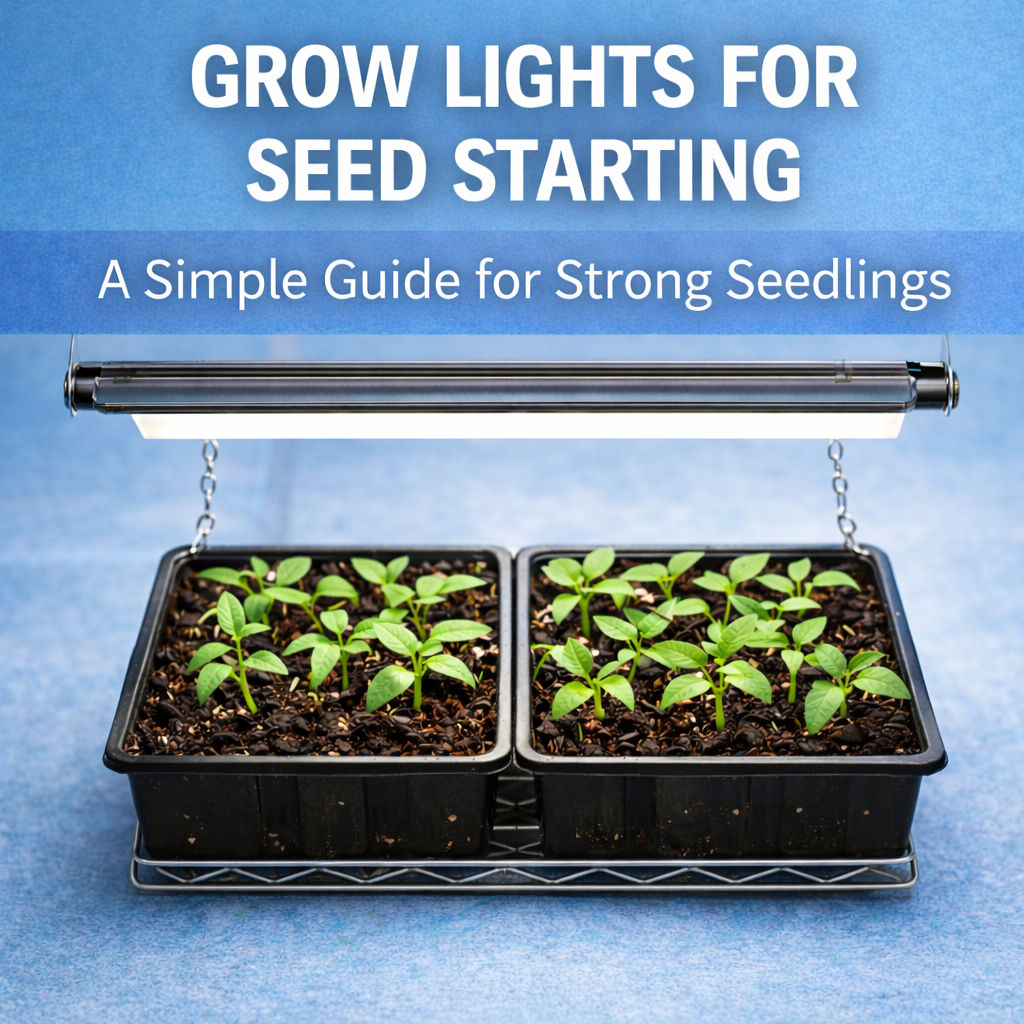 Grow Lights for Seed Starting: A Simple Guide for Strong Seedlings