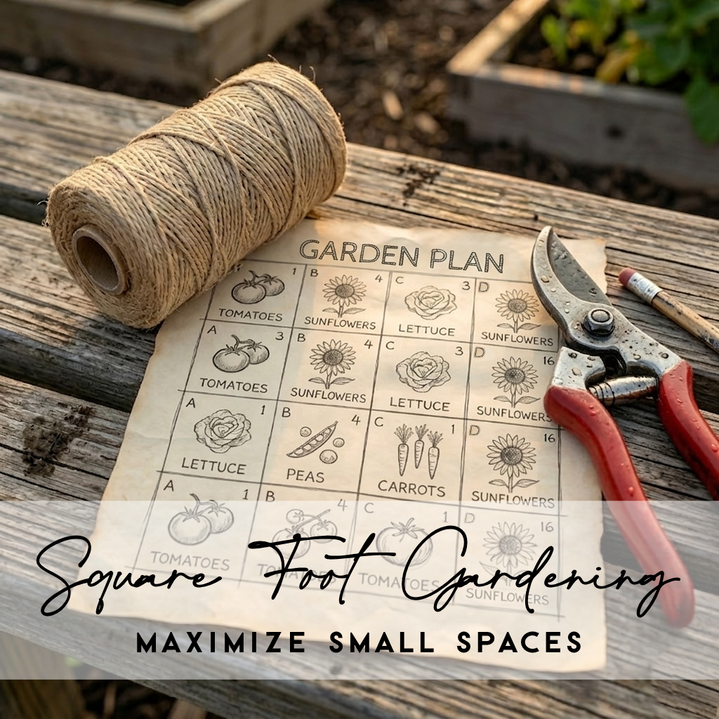 Square Foot Gardening | Maximize Small Spaces