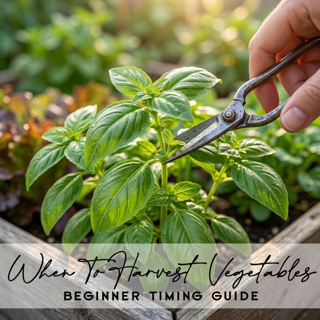 When to Harvest Vegetables | Beginner Timing Guide