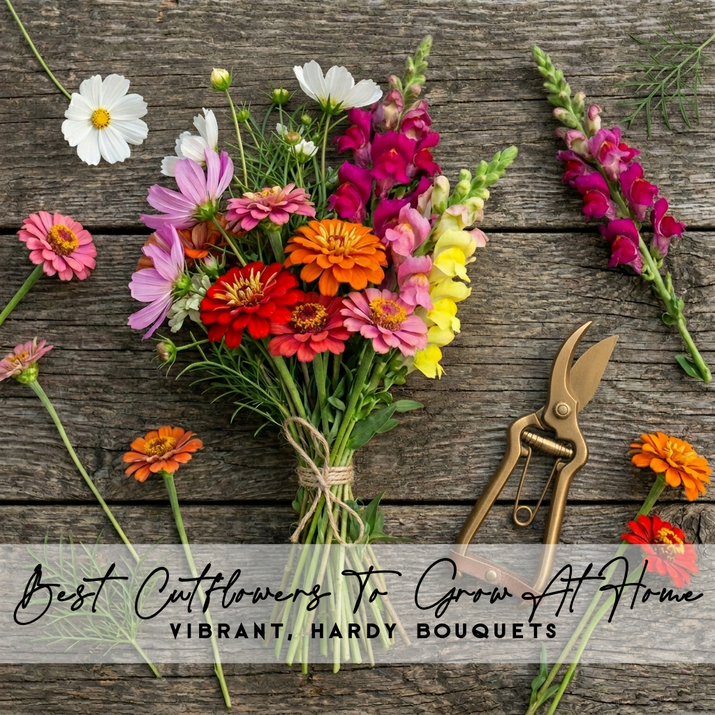 Best Cut Flowers to Grow at Home | Vibrant, Hardy Bouquets