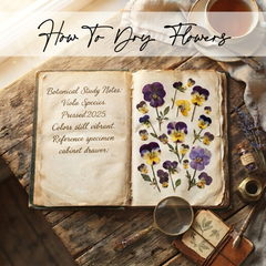 How to Dry Flowers from Your Garden | Beginner Guide